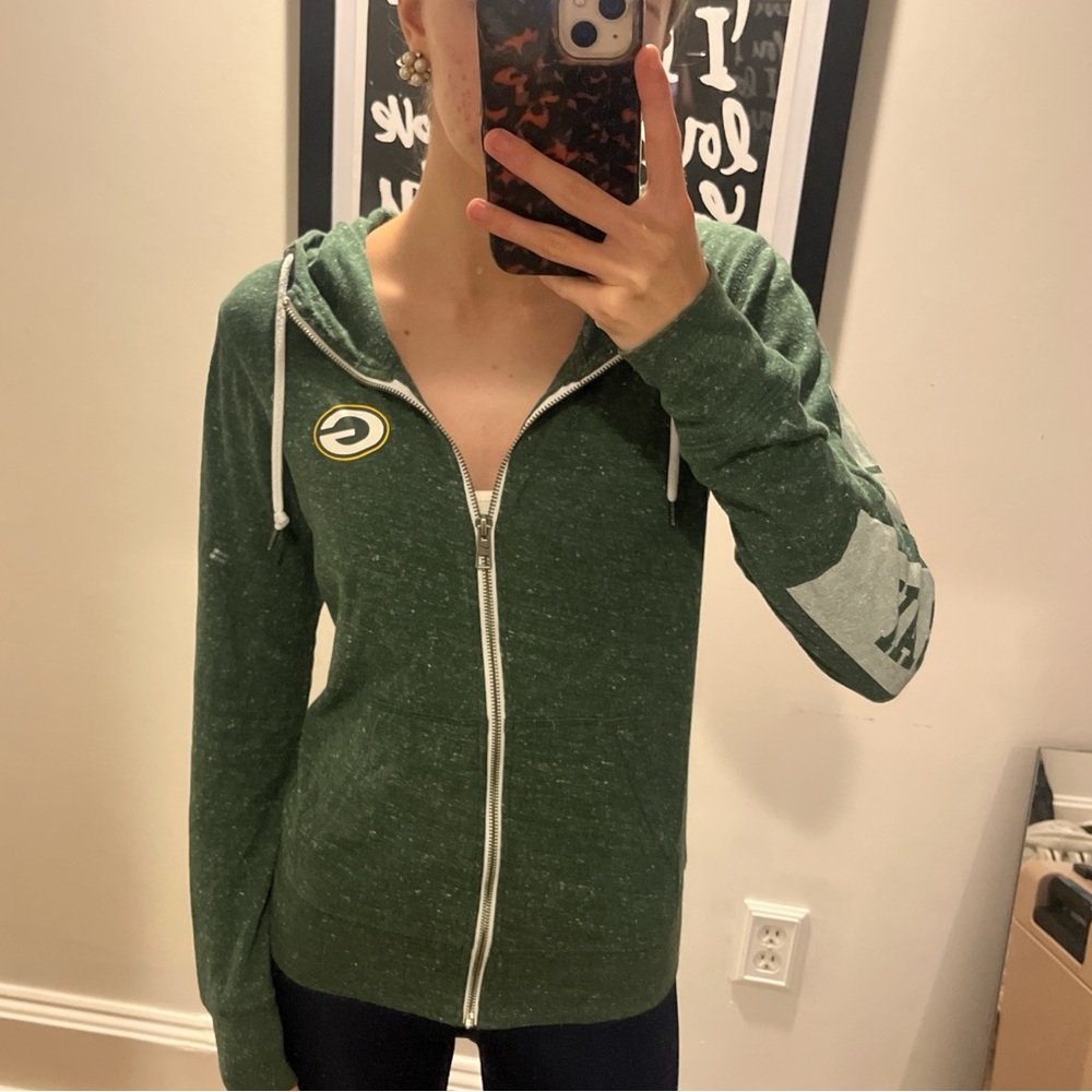Green Bay Nike Zip Up
